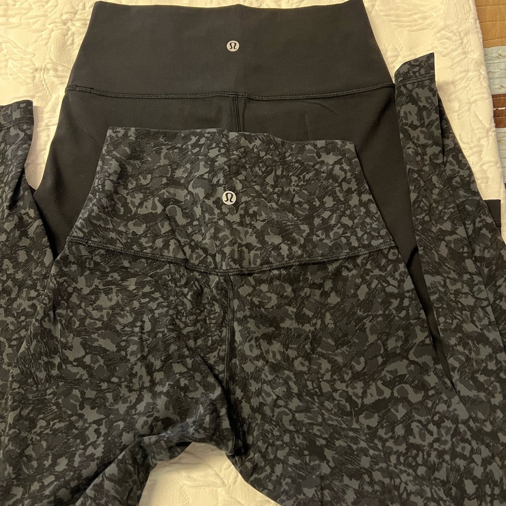 lululemon athletica Black Leggings High Waist Performance